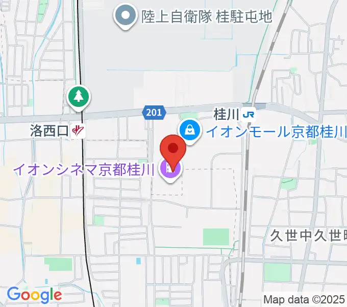 島村楽器イオンモール京都桂川店の地図
