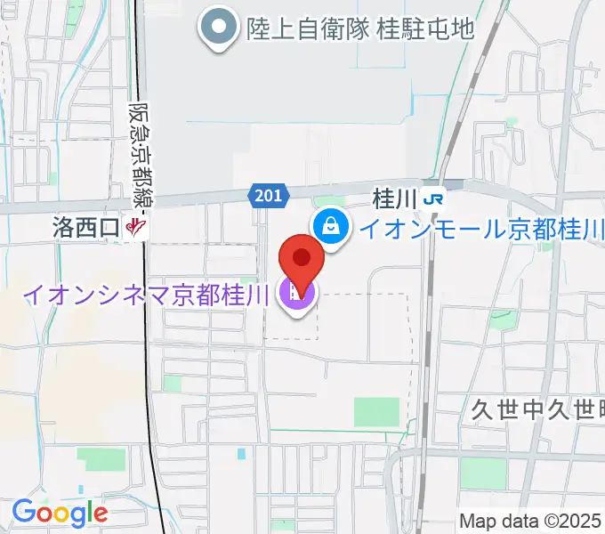 島村楽器イオンモール京都桂川店の地図