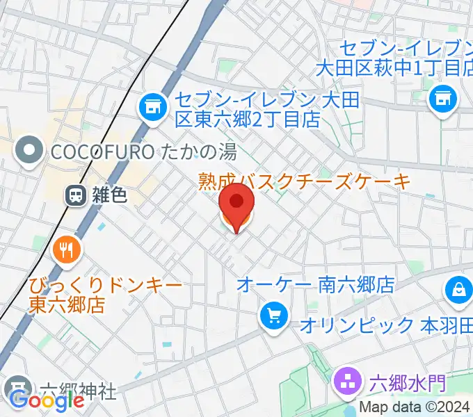 空音舎の地図