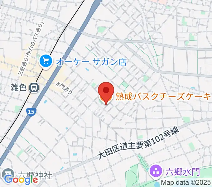空音舎の地図