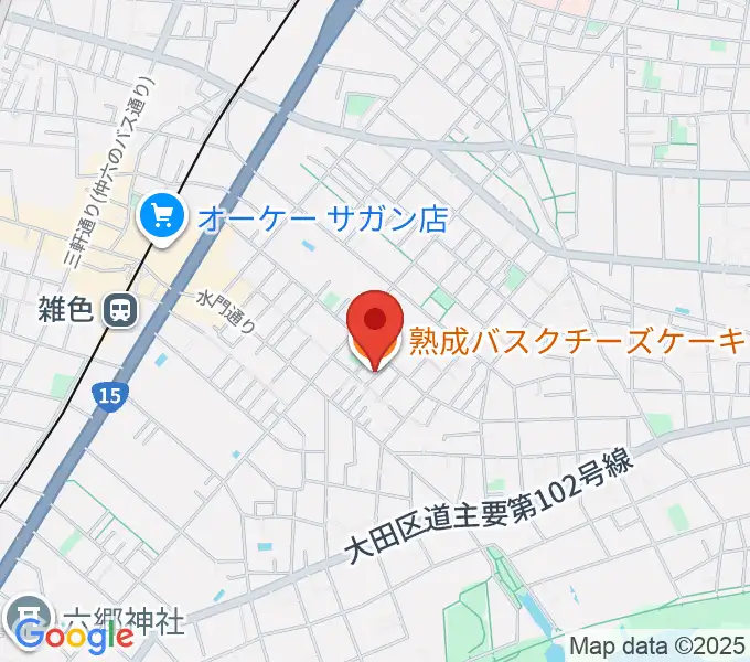 空音舎の地図
