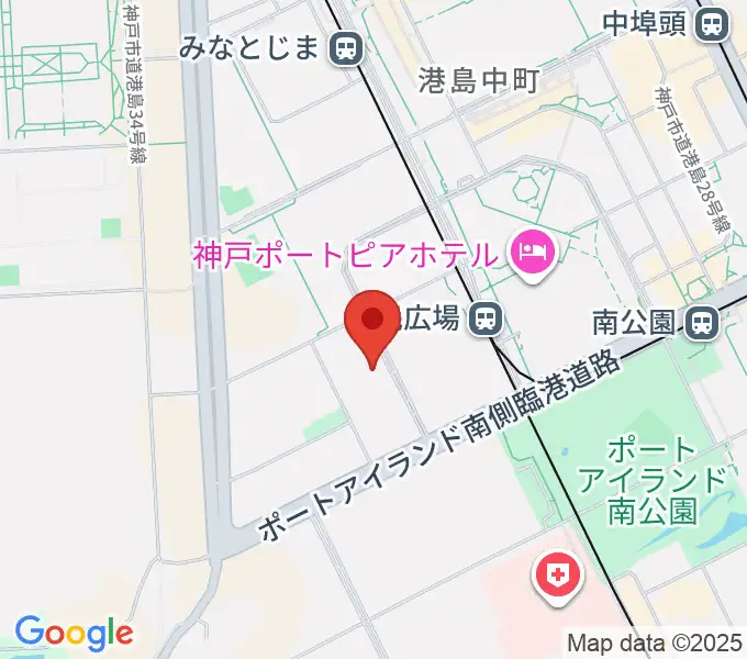 ワールド記念ホールの地図