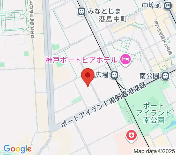 ワールド記念ホールの地図