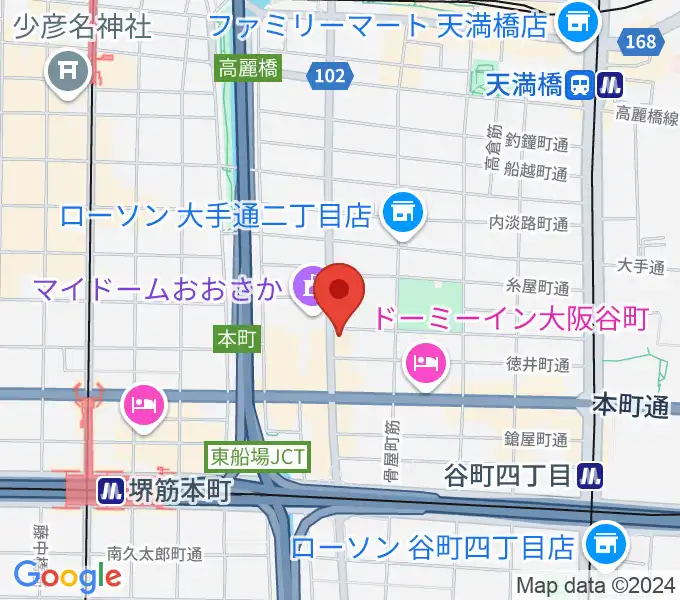 Live bar Teasin'の地図