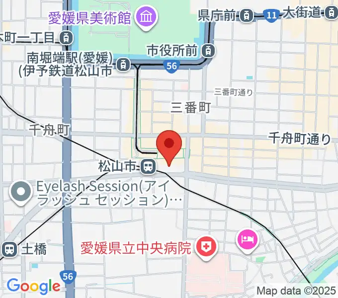 いよてつ高島屋9F ローズホールの地図