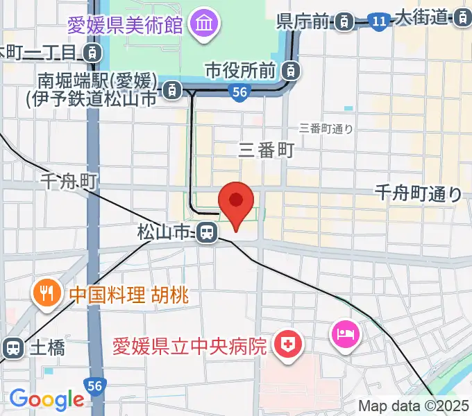 いよてつ高島屋9F ローズホールの地図