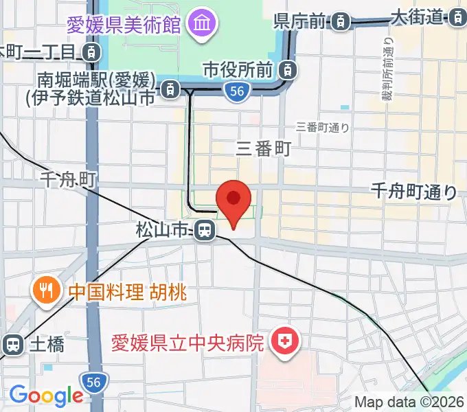 いよてつ高島屋9F ローズホールの地図