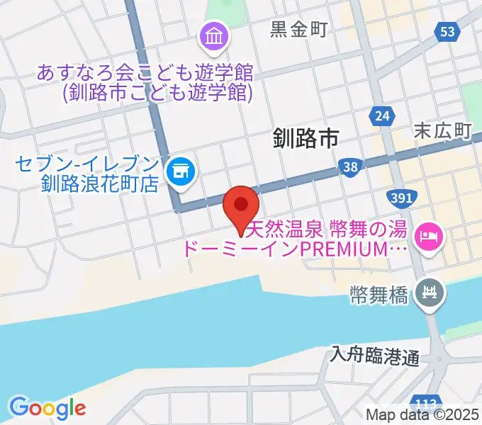 北海道立釧路芸術館 アートホールの地図