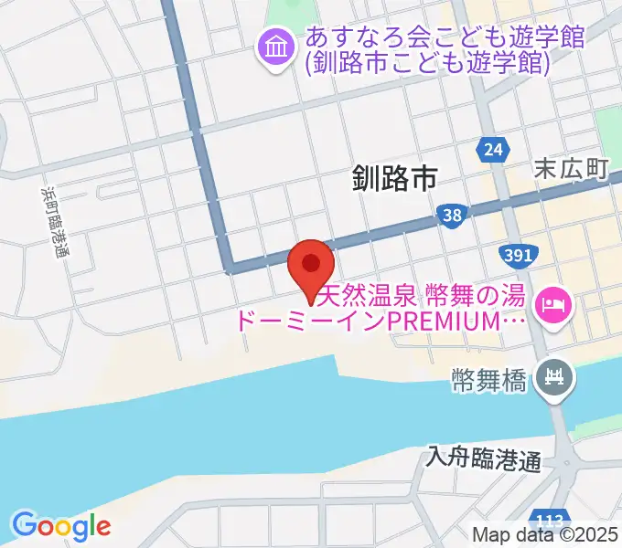 北海道立釧路芸術館 アートホールの地図