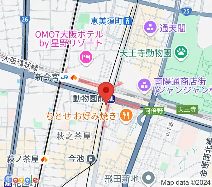 西成ドナリー at KAMA PUBの地図