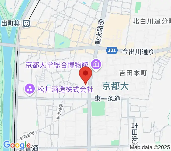 アンスティチュ・フランセ関西の地図