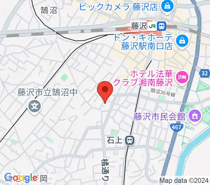 藤沢ル・クラシックの地図