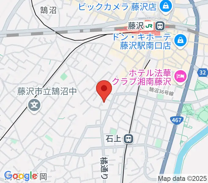 藤沢ル・クラシックの地図