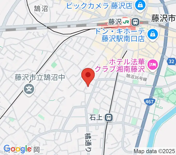 藤沢ル・クラシックの地図