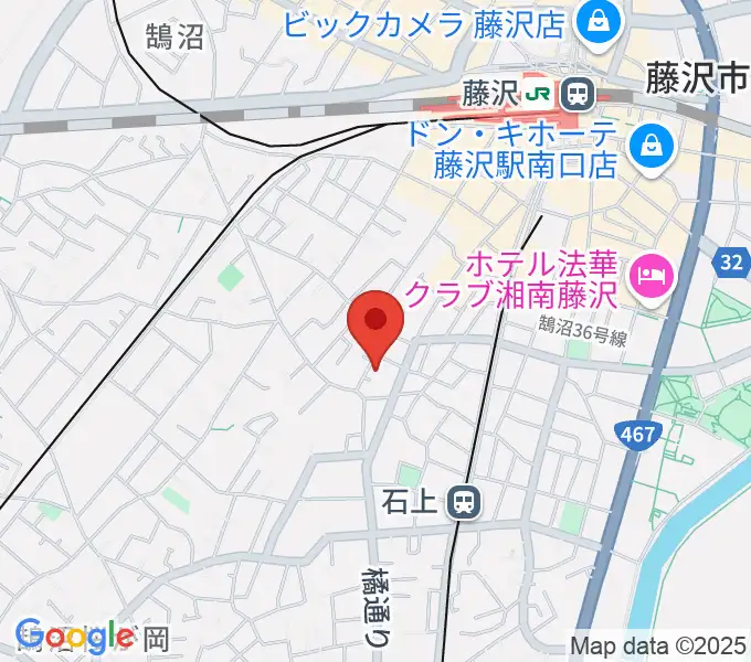 藤沢ル・クラシックの地図