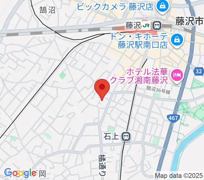 藤沢ル・クラシックの地図