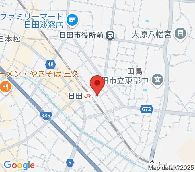 有限会社 大石楽器店の地図