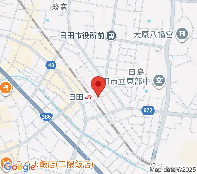 有限会社 大石楽器店の地図