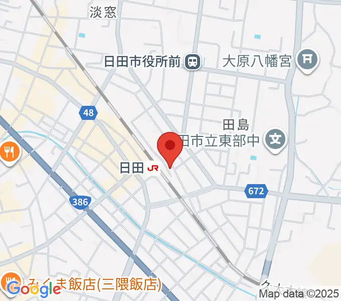 有限会社 大石楽器店の地図