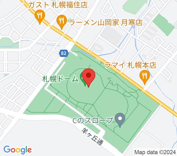 札幌ドームの場所
