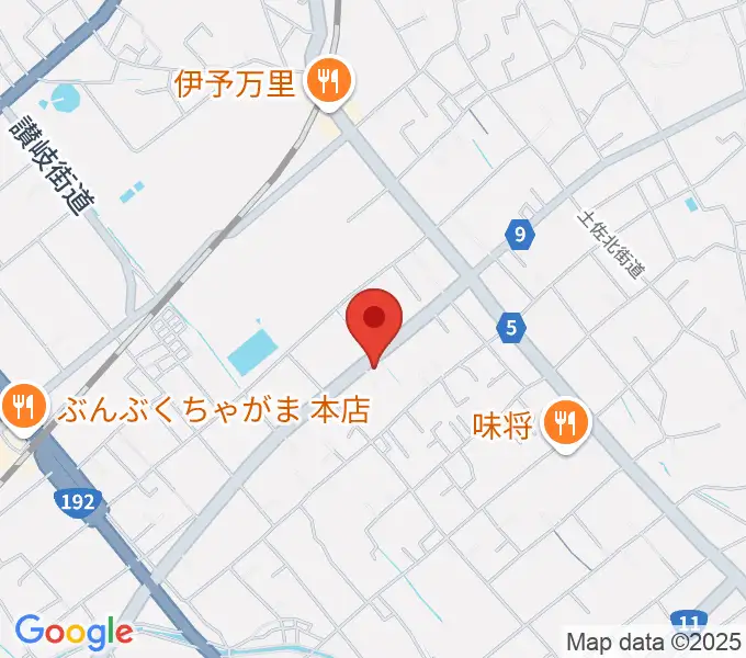 オオサカヤ 川之江店の地図