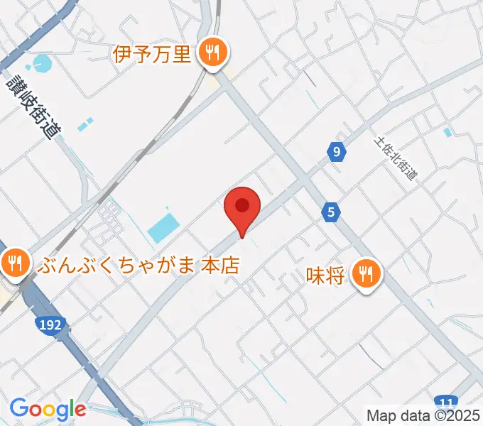オオサカヤ 川之江店の地図