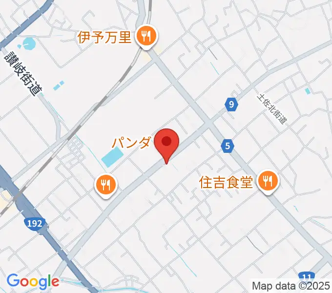 オオサカヤ 川之江店の地図
