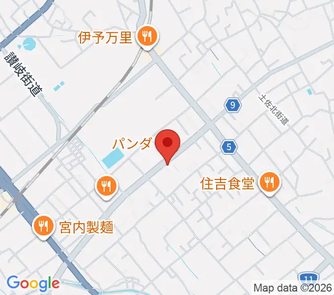 オオサカヤ 川之江店の地図
