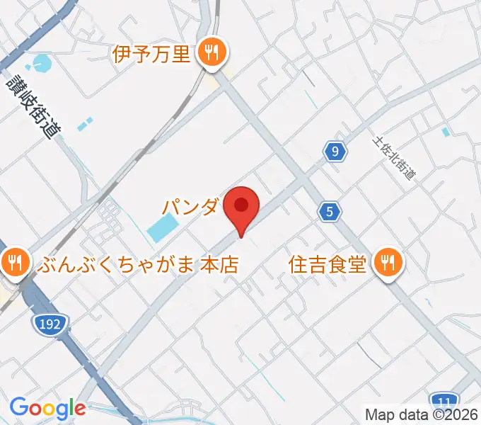 オオサカヤ 川之江店の地図