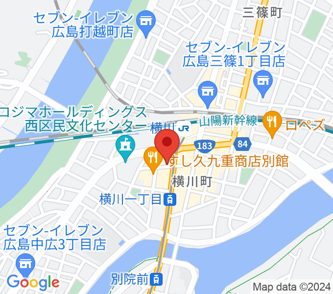松本楽器店の場所