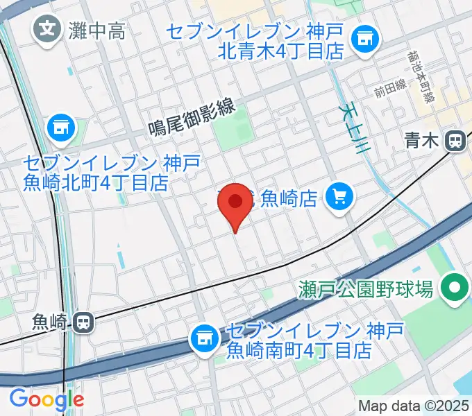日本ピアノサービスの地図