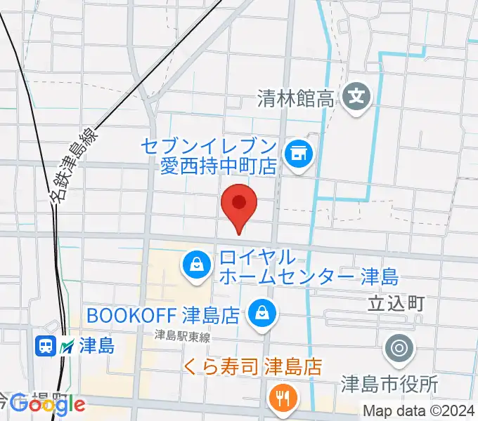 ダイイチ楽器の地図