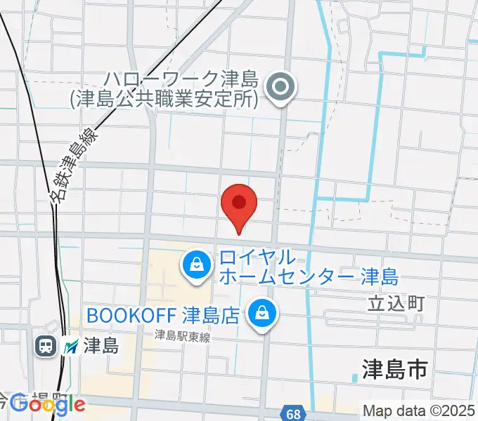 ダイイチ楽器の地図