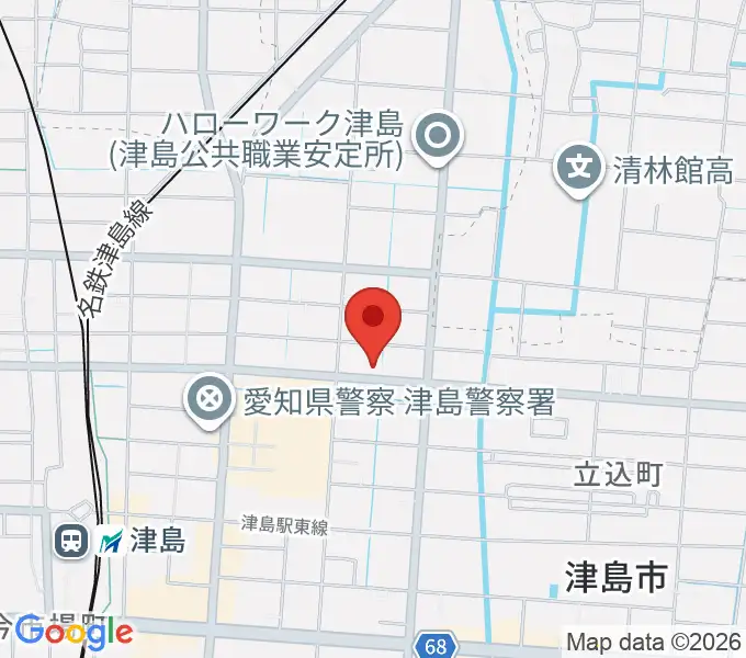 ダイイチ楽器の地図
