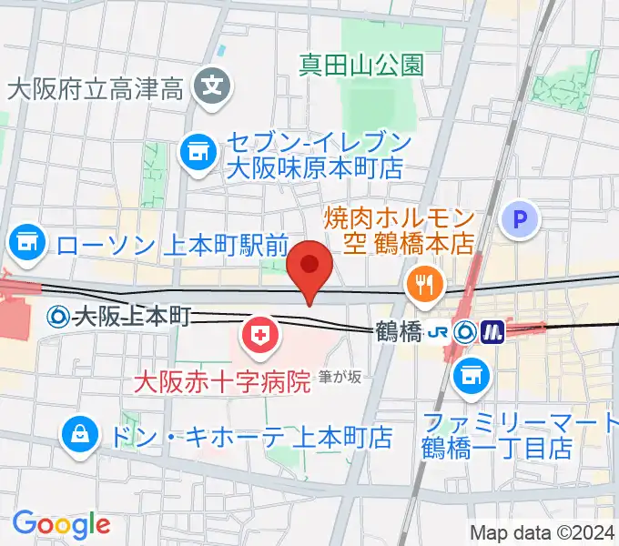 福田楽譜の地図