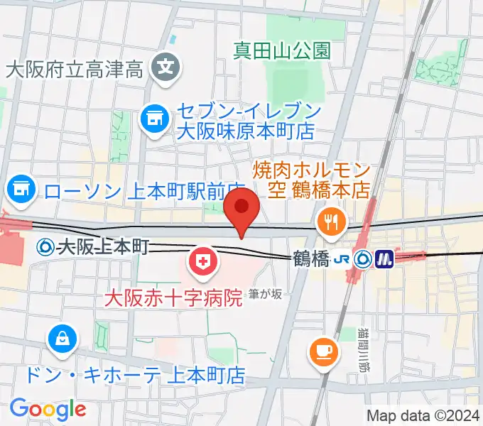 福田楽譜の地図