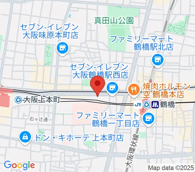福田楽譜の地図