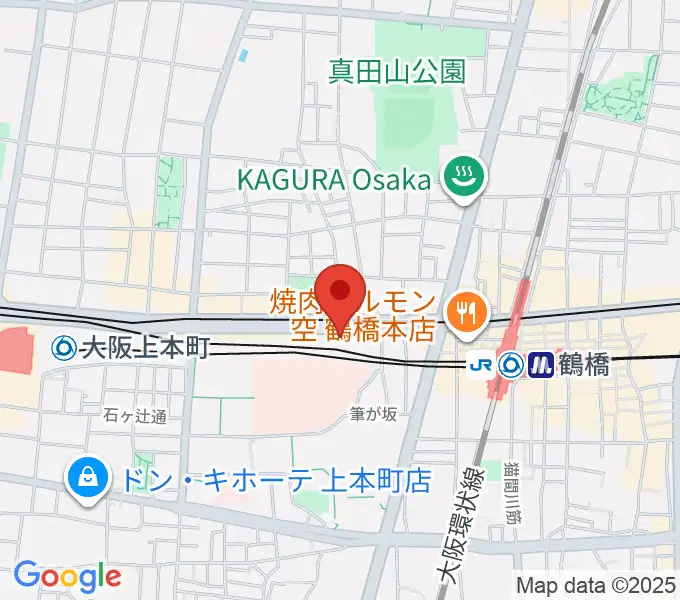 福田楽譜の地図