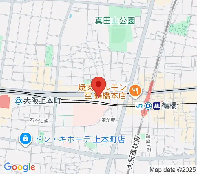 福田楽譜の地図