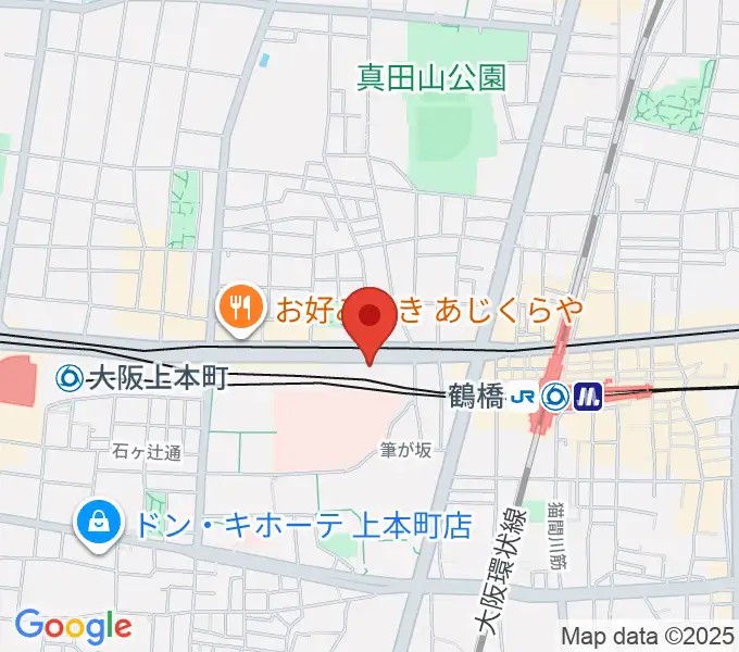 福田楽譜の地図