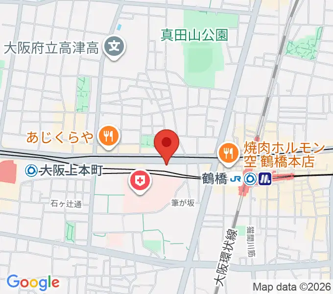 福田楽譜の地図