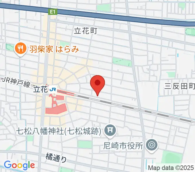 マサゴ楽器の地図