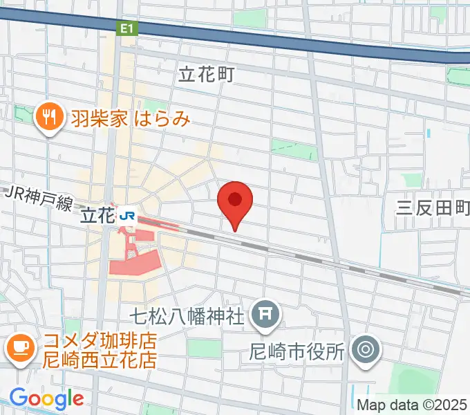 マサゴ楽器の地図