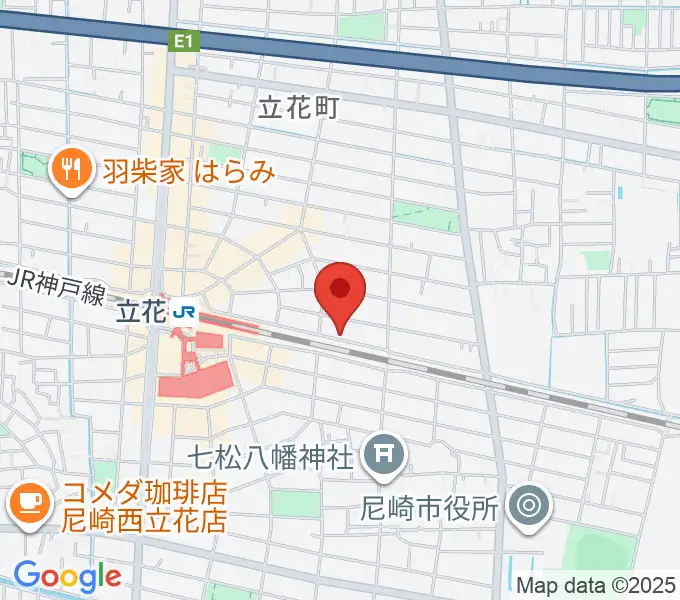 マサゴ楽器の地図