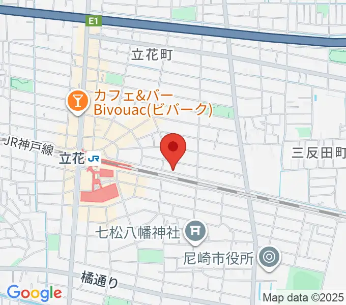 マサゴ楽器の地図