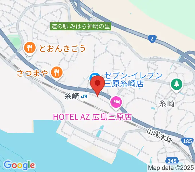 三原博志バイオリン工房の地図
