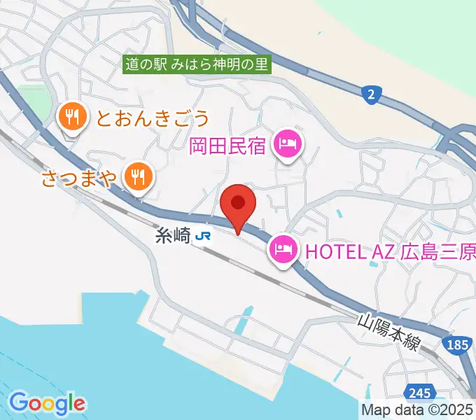 三原博志バイオリン工房の地図