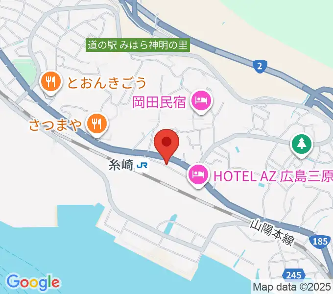 三原博志バイオリン工房の地図