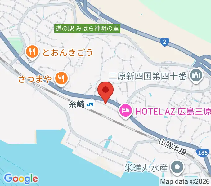 三原博志バイオリン工房の地図
