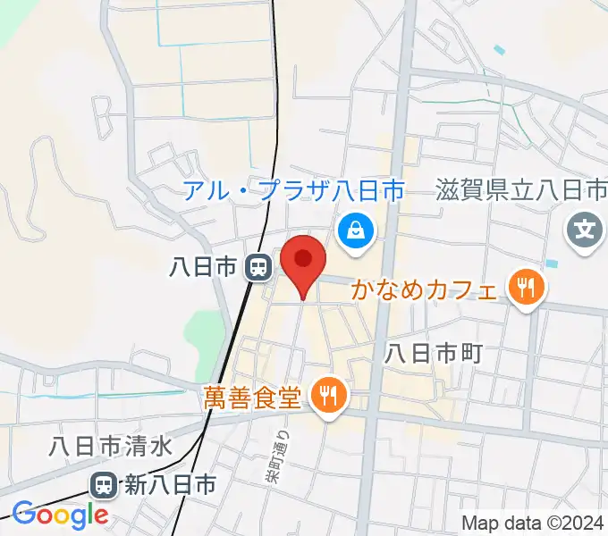 くらま楽器の地図